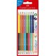 FABER-CASTELL Buntstifte Bicolor, 8er Blisterkarte