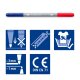 STAEDTLER Doppelfasermaler 10er Etui – 20 Farben