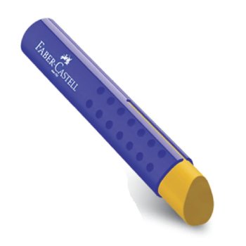 FABER-CASTELL Kunststoff-Radierer TRI, blau gelb