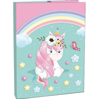 STIL Heftbox A4 Rainbow Unicorn