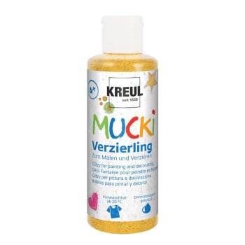 KREUL MUCKI Verzierling Glitzergold 80 ml