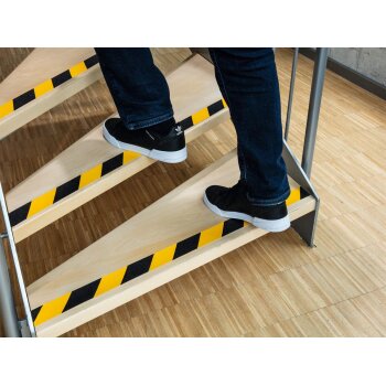 DURABLE Antirutschband DURALINE GRIP, 50 mm, schwarz/gelb 15m