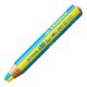STABILO woody 3 v 1 duo - Duo farbička, akvarel a voskovka - dvojfarebná tuha - 10 ks balenie so strúhadlom - 10 farbičiek a 20 rôznych farieb