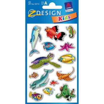 AVERY Zweckform ZDesign KIDS Papier-Sticker "Fische...
