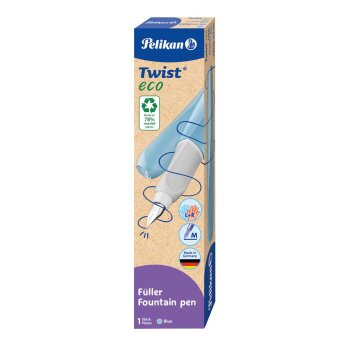 Pelikan Twist eco Füllhalter M blue