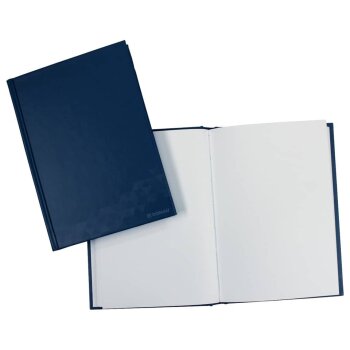DONAU Geschäftsbuch A6 96 Blatt blau unliniert