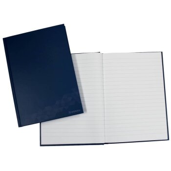 DONAU Geschäftsbuch A5 96 Blatt blau liniert