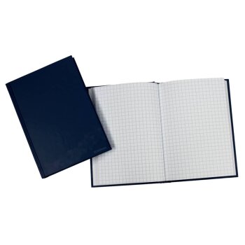 DONAU Geschäftsbuch A6 96 Blatt blau kariert