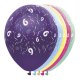 Folat Ballon 30 cm 5 St&uuml;ck - Happy Birthday 6. Geburtstag bunt
