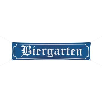 Folat Spruchband Biergarten - 180x40 cm