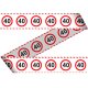 Folat 40. Geburtstag Absperrband Verkehrsschild  - 15 Meter