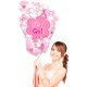 Folat Babyfuß „It‘s a Girl!“ Ballon Geburt - 46x70cm