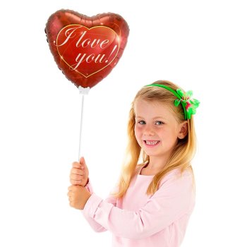 Folat Mini-Figurballon I Love You - 23 cm