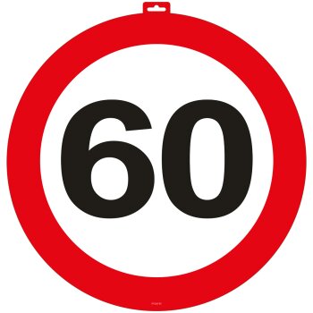 Folat tabuľka na dvere - dopravná značka - 60....