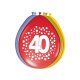 Folat 40. Geburtstag Ballons Happy Bday Dots 30 cm - 8 Stück