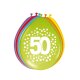 Folat 50. Geburtstag Ballons Happy Bday Dots 30 cm - 8 Stück