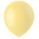 Ballon 33 cm 100 Stück -  Powder Yellow Matt
