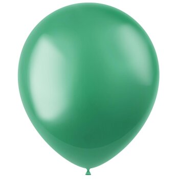 Ballon 33 cm 50 Stück - Radiant Regal Green Metallic