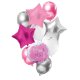 Folat Luftballons-Set Its a Girl! Rosa