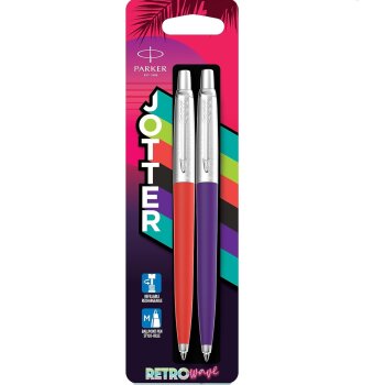 PARKER Druckkugelschreiber JOTTER RETRO WAVE, 2er Pack