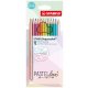Aquarell-Buntstift - STABILOaquacolor - Pastellove Set - 12er Pack - mit 12 verschiedenen Farben