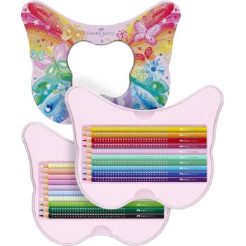 FABER-CASTELL trojhranné farbičky GRIP SPARKLE -...