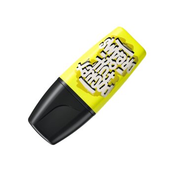 Textmarker - STABILO BOSS MINI by Snooze One - 6er Pack -...