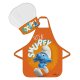 Smurfs kuchárska zástera - súprava Šmolkovia