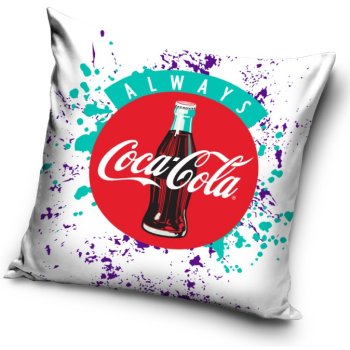 Kissenbezug Polyester 40 x 40 cm "Coca Cola"