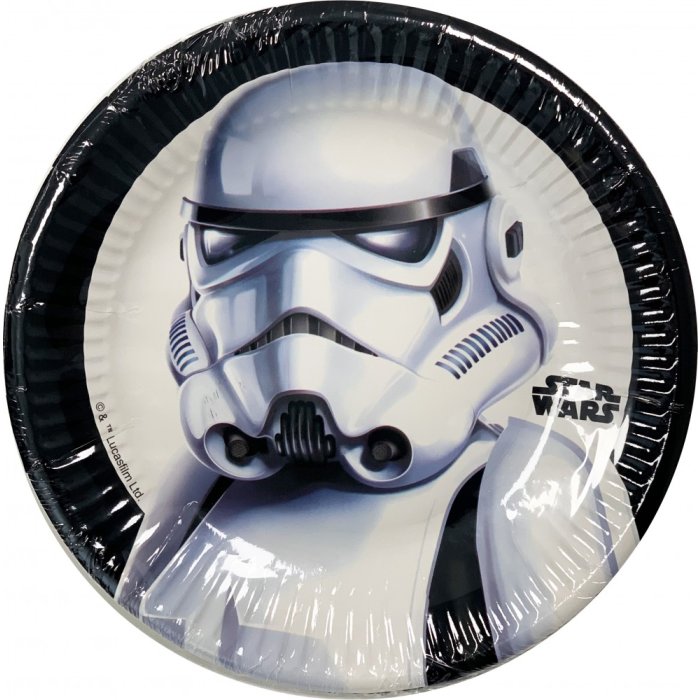 Party Pappteller 19,5 cm 8 Stück "Star Wars" Troopers