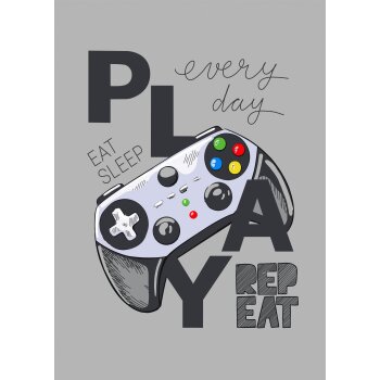 Kuscheldecke / Fleecedecke 100 x 140 cm Gamer Play