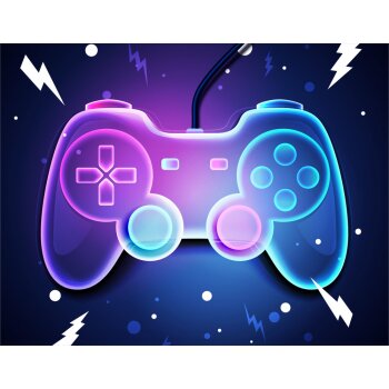 Kuscheldecke / Fleecedecke 100 x 140 cm Gamer