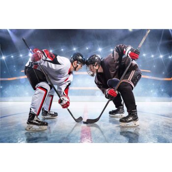 Kuscheldecke / Fleecedecke 100 x 140 cm Eishockey