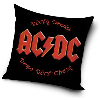 Kissenbezug Polyester 40 x 40 cm "AC/DC"