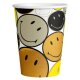Party Pappbecher 250 ml 8 Stück Smiley