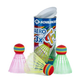 SCHILDKRÖT Badminton Federball Ball Aero Fun, farbig...