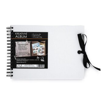 oxybag Kreativalbum 29 x 21,5 cm 25 Blatt 225g weiss  8-702