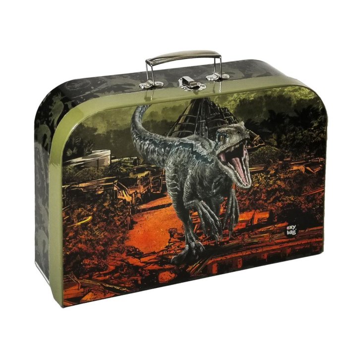 oxybag Detský lamino kufrík - 34 cm - Jurrassic World