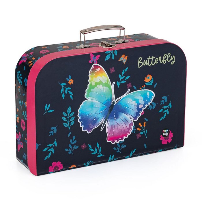 oxybag Handarbeitskoffer Butterfly Rainbow