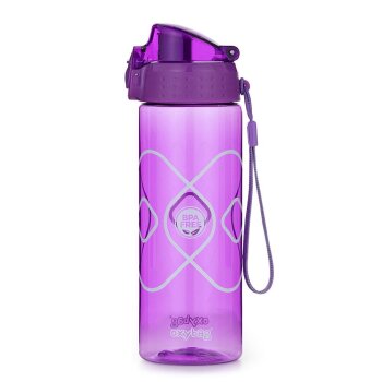 oxybag Flaša na pitie 600 ml OXY CLICK fialová