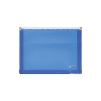 oxybag Taška so zipsom DIN A4 OPALINE modrá