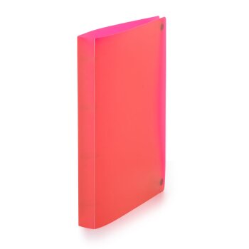 oxybag Ringbuch 4-Ring DIN A4 PP D20 OPALINE rot