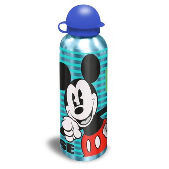 Aluminium Trinkflasche 500ml Mickey Mouse "blau"