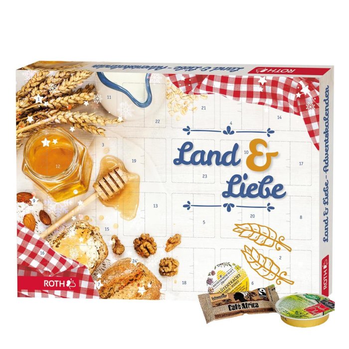 ROTH Land & Liebe-Adventskalender zum Frühstück, bestückt