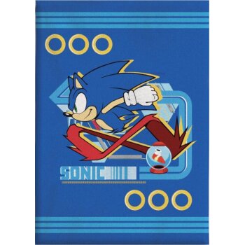 Kuscheldecke / Fleecedecke 100 x 140 cm Sonic the Hedgehog