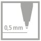 Ergonomischer Tintenroller - STABILO EASYoriginal -Einzelstift - Schreibfarbe blau (löschbar) - inklusive Patrone
