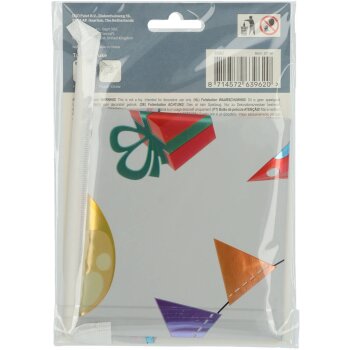 Folat stojaci fóliový balónik - číslo / číslica 2 - veselá oslava - 72 cm