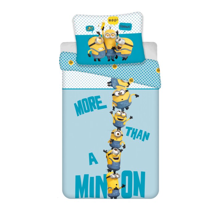 Bettwäsche 140 x 200 cm / 70 x 90 cm Polyester "Minion - more than a Minion"