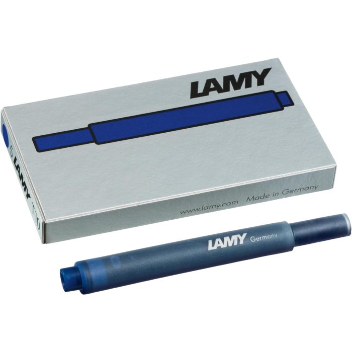 LAMY Großraum-Tintenpatronen T10, blauschwarz, im Blister