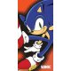 Strandtuch / Badetuch Sonic the Hedgehog red